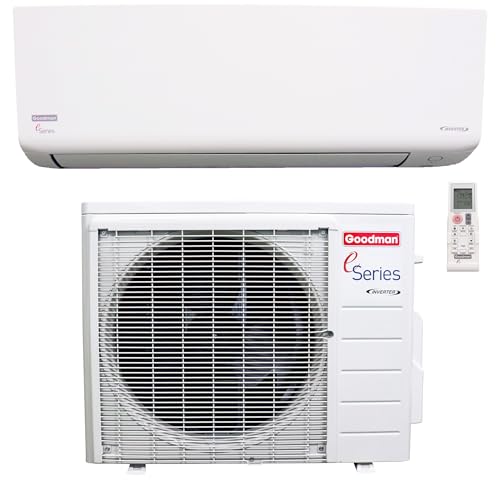 Goodman 9,000 BTU 18 SEER2 Ductless Mini Split Inverter Heat Pump System (230V)