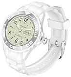 findtime Reloj analógico para mujer, resistente al agua, deportivo, para enfermera, para exteriores, simple, informal, pequeño, luminoso, de silicona, reloj de segunda mano para mujeres, niñas y