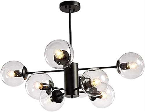 Plafonnier en verre bleu pour illuminer vos dîners en salle à manger