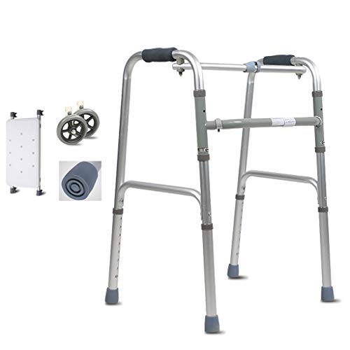 アルミ合金製折りたたみ軽量歩行器、歩行補助器、防水シート付き歩行器、2輪