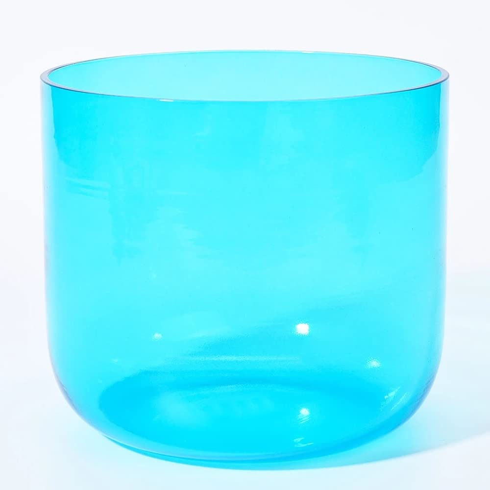 KFHDSAS 6 Inch Quartz Crystal Singing Bowl, For Sound Healing And Meditation, Balancing Body Chakra, Calm Mind And Ease Soul(440Hz,G Tone)