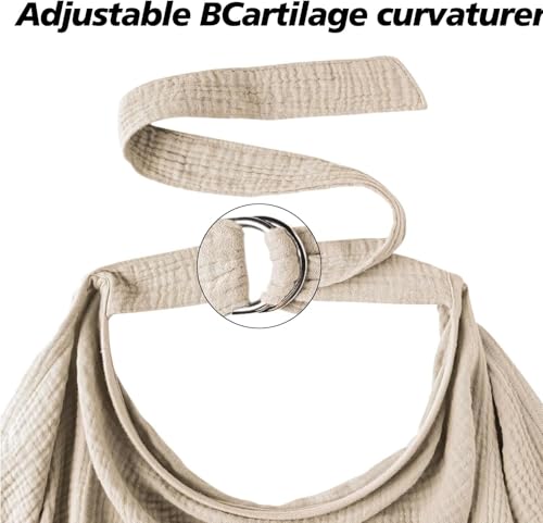 Image of Khaki Cover for - Soft and Breathable Feeding Scarf, Feeding Cover Versatile Multi-Functional Nursing Shawl for Mothers, Chic and Lightweight Design with Full Coverage for Private Nursing Anywhere