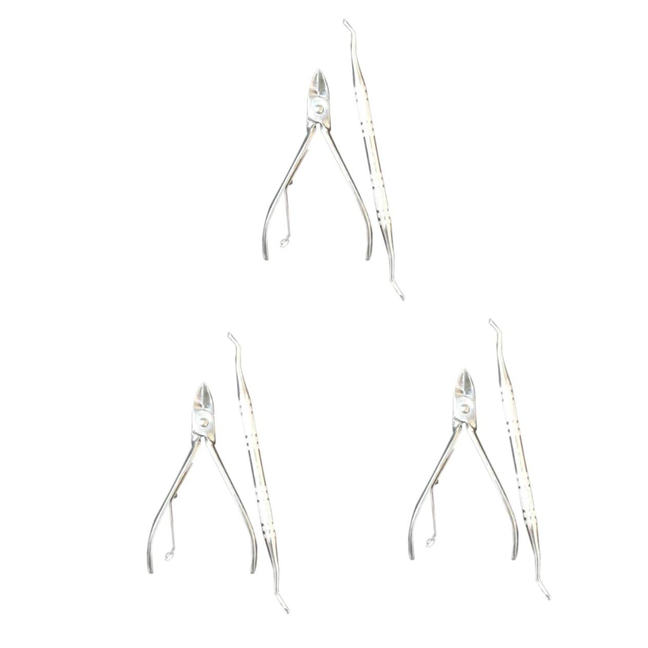 FOMIYES6 Pcs Ingrown Toenail Tool Kit Cuticle Scissor Stainless Steel Cuticle Remover Nipper Cutter Clipper Cuticle Cutter Cuticle Trimmer Nail Care Tools Rasp Nail Scissors Pedicure