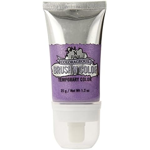 N'Rage Colorageous Brush'n Color, Lavender Glitter, 1.2 Ounce Cover