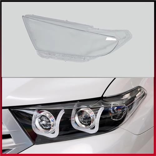 Coques de remplacement de phare Highlander 2012-2014 | Qualité supérieure transparente