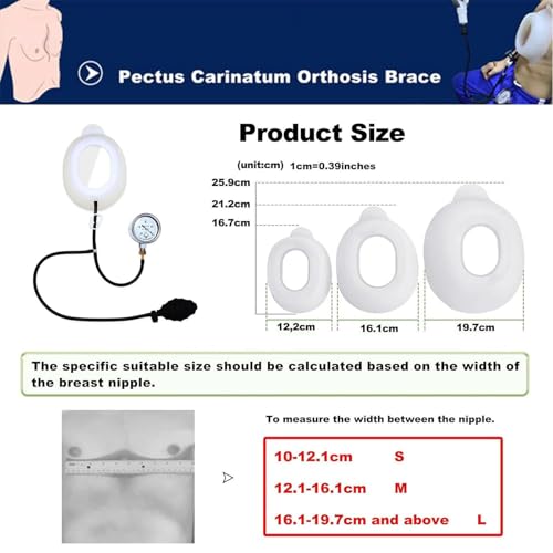 Taza de silicona de grado médico para corrección de Pectus Excavatum 4