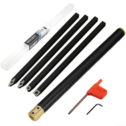 Herramientas de torneado de madera con inserto de carburo, herramienta de hueco para torno de madera, acero de barra de perforación indexable, cincel de torno antivibración, para herramienta de corte