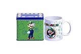 Huchas modelo Set Taza + Hucha Luigi Super Mario Bros Nintendo