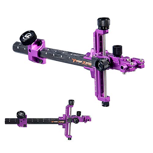 HNZMDY Bogenschießen Compound Bogenvisier TP8810 für Zielübungen Carbon Visiere für Compoundbogen Micro Adjust Abnehmbare Halterung ohne Sight Scope (lila)