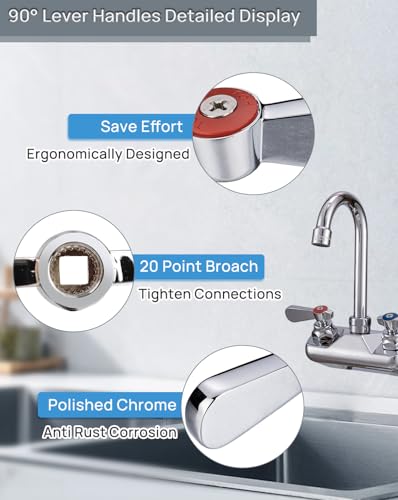 image for Phivan Commercial Faucet Parts Kitchen Faucet Handle Replacement Kit -