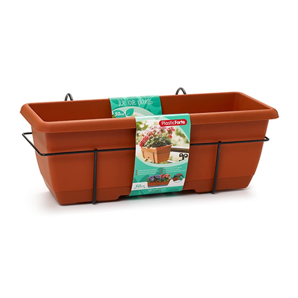 Plastic Forte Jardinera con Soporte 50 cm 11907