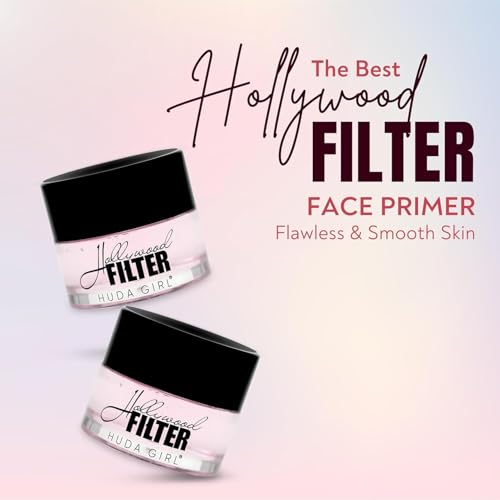 Image of Compact Powder & Hollywood Filter- compact powder for women oily skin And Illuminator for Face Makeup Glow, face primer Long-Lasting Smooth Skin & All Skin Types,