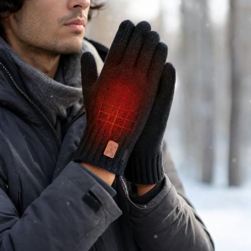 Heated Gloves Knit USB Power Supply for Winter Cold Weather - image 6