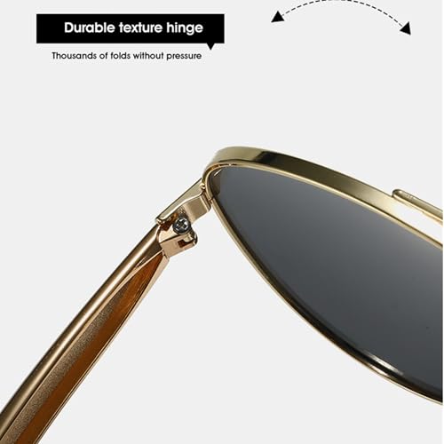 bullabulling Retro Oversized Square Sunglasses for Women and Men Vintage Pilot Shades Classic Large Metal Sun Glasses4