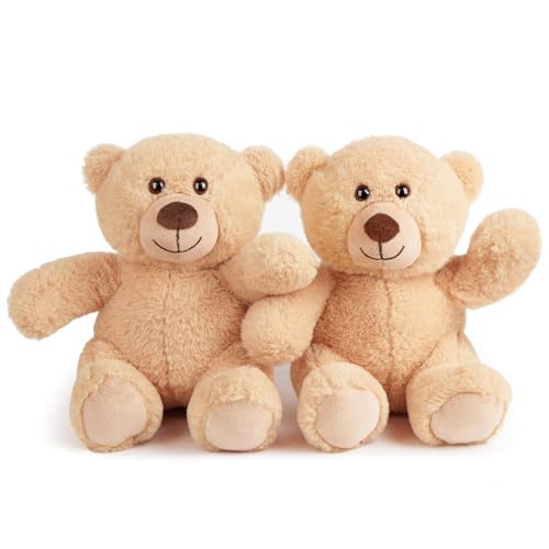 LotFancy Teddybär Plüschtier Kuscheltiere 20 cm, 2 Stück Teddy Bären...