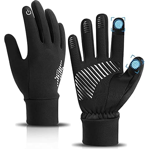 ROYEO Cycling Gloves, Touch Screen and Water Resistant Thermal Gloves for Driving, Running and Cycling Anti-Slip Silicone Gel Winter Warm Gloves for Men Women (XXL) Cover
