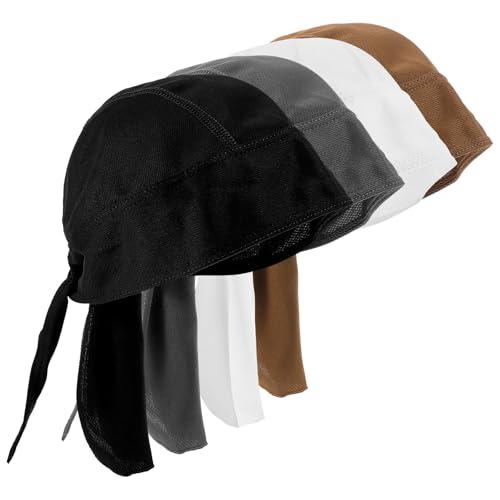 HOMOBABE Gorros para Ciclismo Hombre y Mujer Transpirable 4 Piezas Colores Protección UV para Exterior, Senderismo y Running