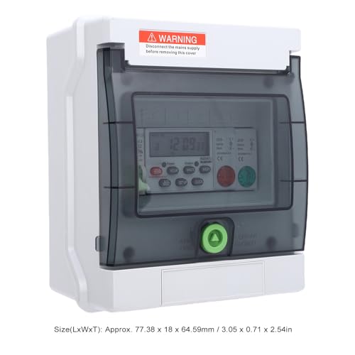 Boîte de Distribution Extérieure étanche avec Minuterie Numérique 32A ASHATA