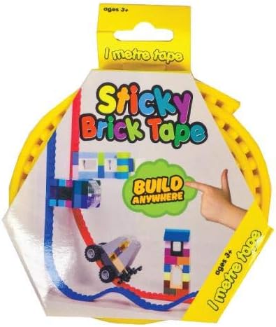 Sticky Brick Tape Construction, Building Sets & Blocks 6 Years & Above,Multi color