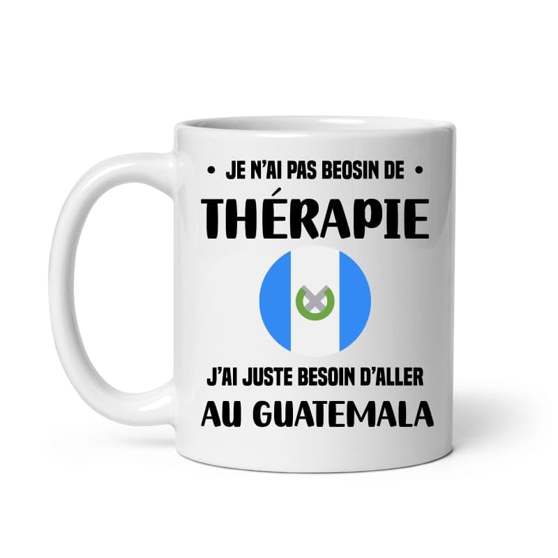 MugSmile Mug Guatemala thérapie vacances départ voyage Tasse Guatemala