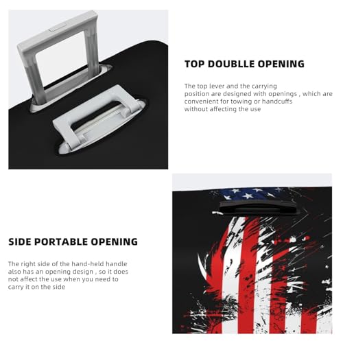 Travel Luggage Cover America Flag Fashion Washable Baggage Suitcase Protector Fit For Luggage Medium4
