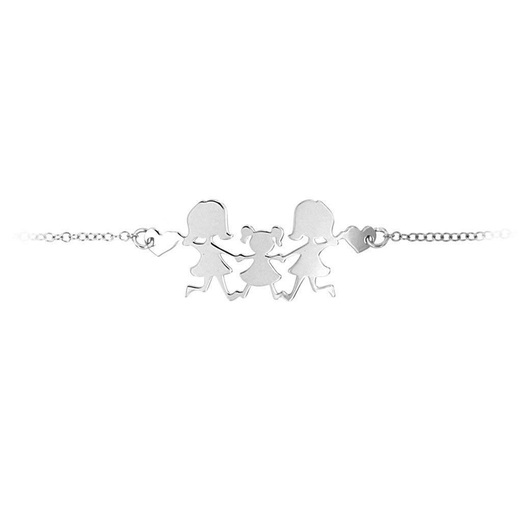 Collana con la tua Famiglia in argento 925. Incisioni gratuite.