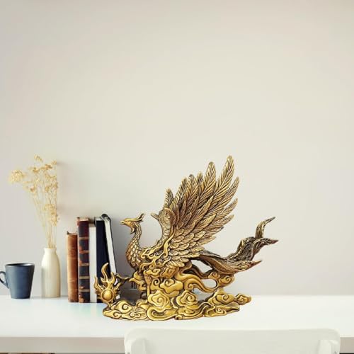 Figurine phénix en laiton faite main pour inspirer votre intérieur - 2