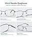 Eyekepper Metal Frame Spring Hinged Arms Reading Glasses 3 Pair Valupac Metal Readers