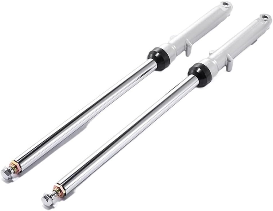 Motorcycle Shock Absorber Spring 1 Pair 670mm Motorcycle Front Shock Absorber Front Suspension for CG125 CG150 Engine 157FMI 162FMJ XF125 ZJ125 Dirt Pit Bike