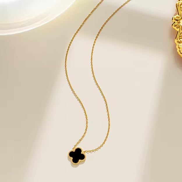 MIAMI Clover Necklace for Women Girls | Pendant Neck Chain For Women | Modern Design | Stylish Accessories | Aesthetic Jewellery | Diwali, Birthday, Anniversary Gift | Everyday Jewelry 3