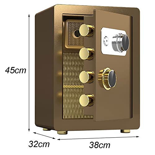 Coffre-fort mécanique RLKHXBS à code pour bureau noir grande capacité - 6