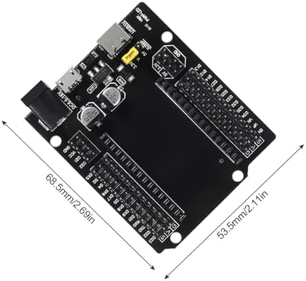 3Pcs ESP32 30pin Terminal Aadapter Development Board GPIO Breakout Board 30 PinType-C Micro USB Dual Interface ESP32 Shield 30P ESP32-DevKitC-32 ESP-WROOM-32 ESP-32 ESP-32S Expansion Board - 5