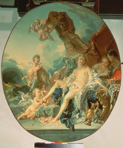 Impression sur toile la toilette de Vénus déco murale chic pour une ambiance de salon relaxante