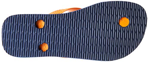 Chinelo, Havaianas, Kids Athletic, Marinho/Laranja Vibrante, 33/34, Meninos