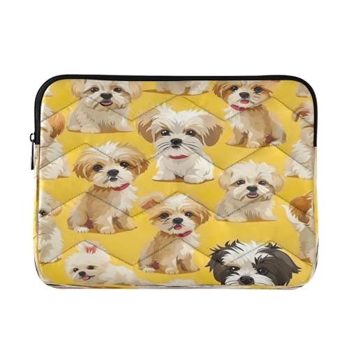 Funda para portátil 13-14 pulgadas impermeable con diseño perros