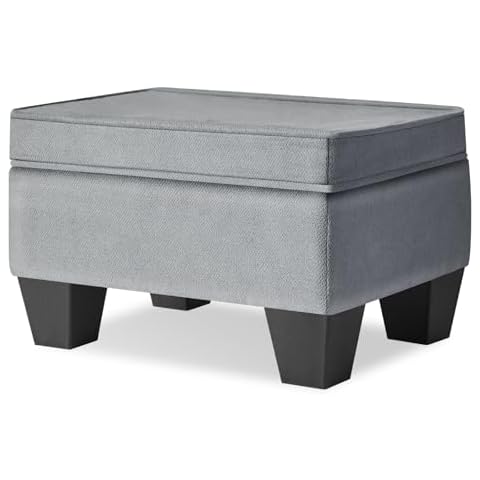 IBUYKE 10 Inch Foot Stool Ottoman Cover