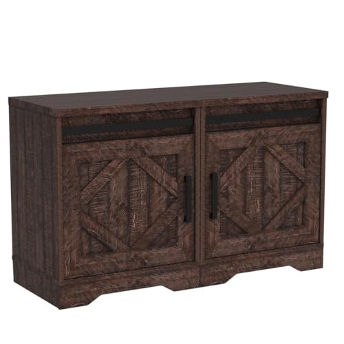 Image of WAMPAT 24.3-inch Tall Farmhouse End Table Set of 2