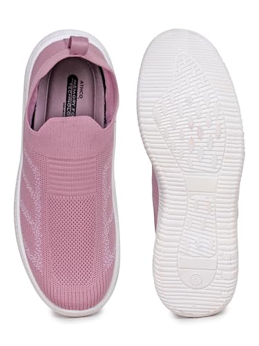 Image of ATHCO Womens Donna Shoes for Woman Soft Sole Women Shoes Memory Foam Walking Shoe for Women Slip on Shoe Woman Anti Skid Foot Wear for Ladies for All Day Walking