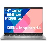 Dell Inspiron 14 5441 Laptop 14" WUXGA IPS Qualcomm 8-core Snapdragon X Up to 45 NPU Tops (>i7-1355U) 16GB DDR5 512GB SSD WiFi7 for Creator Business Professional Work Win11