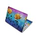 BIJIHUA Adesivi per computer Bellissimo Fiore Adesivo Pelle Per Laptop 13.3"14" 15.6" 17" Decalcomania Per Cover Per Notebook Per Lenovo/Hp/Macbook/Acer