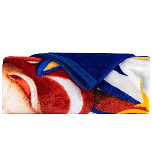 Franco Kids Bedding Super Soft Plush Decorative Pillow And Throw Set, 40 In X 50 In, Sonic The Hedgehog #TOP5