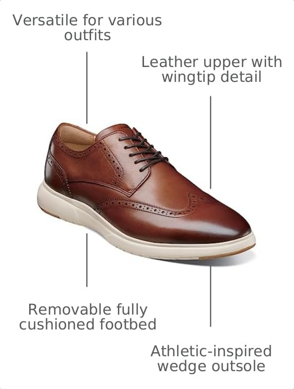Image of Florsheim Men's, Dash Wingtip Oxford