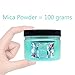 Epoxy Resin Color Pigment - Huge 100g/3.5 Ounces Metallic Mica Powder for Epoxy Resin Art Coloring, Slime Making - Cosmetic Grade Resin Color Dye for Jewelry, Soap Making, Painting, Nails Art (Teal)