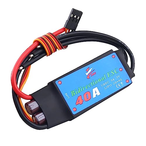 ESC brushless 40A bidirectionnel ZMR pour hélice sous-marine et RC