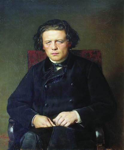 De célèbres tableaux toile murale haut de gamme portrait d'Anton Rubinstein 60x90cm