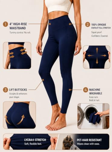 Image of Novelle Velune Buttery Soft Yoga Leggings Pockets 25 inch for Women
