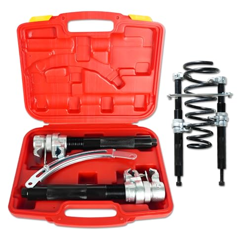 Csttler 2-Piece of Spring Compressor Tool，The Coil Spring Compressor Tool for Car Truck,Heavy Duty Macpherson Strut Spring Compression Set