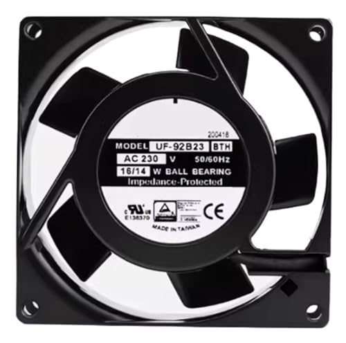 Ventilateur de refroidissement 92x92x25mm 230VAC extracteur d'air 16W