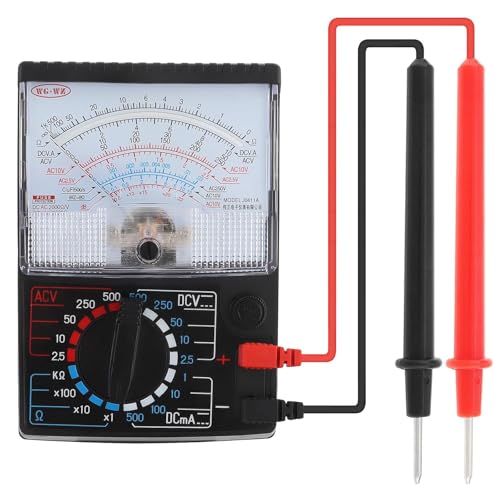 Multimètre Analogique À Aiguille, Multimètre Pédagogique Classique Avec Cadran, Testeur Électrique, Voltmètre/Ampèremètre/Ohmmètre CA/CC, Instrument...