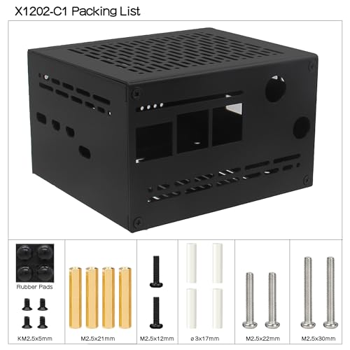 Onduleur Raspberry Pi 5 Geekworm X1202 avec boîtier et alimentation ininterrompue - 3